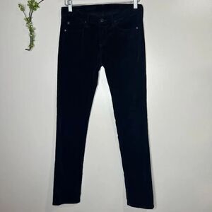 AG Adriano Goldschmeid Navy Blue Corduroys Pants Micro